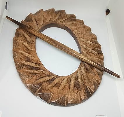 6 Inch Starnk Set Of 2 Wooden Round Curtain Holder Tieback For