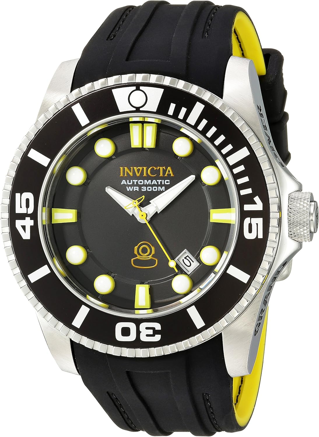 Invicta Reloj analógico para Hombre de con Correa en Silicona 20199