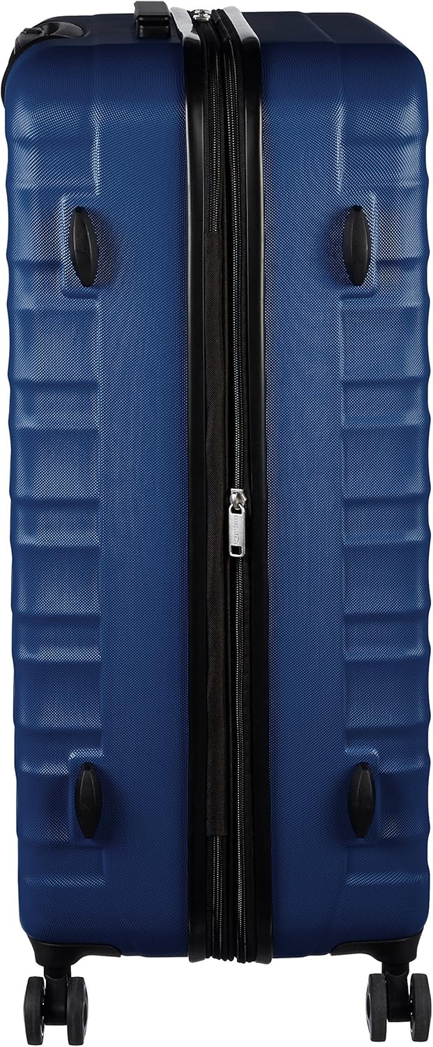 Amazon Basics Hardside Luggage Spinner 28″, Navy Blue BigaMart