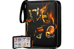 RONMONG Football Card Binder,2024-2025 Sports Trading Card with Sleeves Holder Album,440 Pockets Rugby Card Holder Sheets Display Storage Protectors for Collectors Boys and Girls Gift