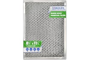 Bagean Stove Hood Vent Filter 8.50" x 11.25" LL62F Charcoal Grease Combo - Fits Ductless Broan Range Hood Filter Replacement 