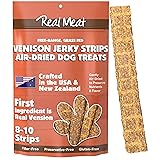 Real Meat Venison Jerky Dog Treats - 8 Air-Dried