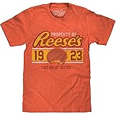 Tee Luv Men's Reese's Peanut Butter Cup T-Shirt - Retro Reeses Candy Logo Shirt