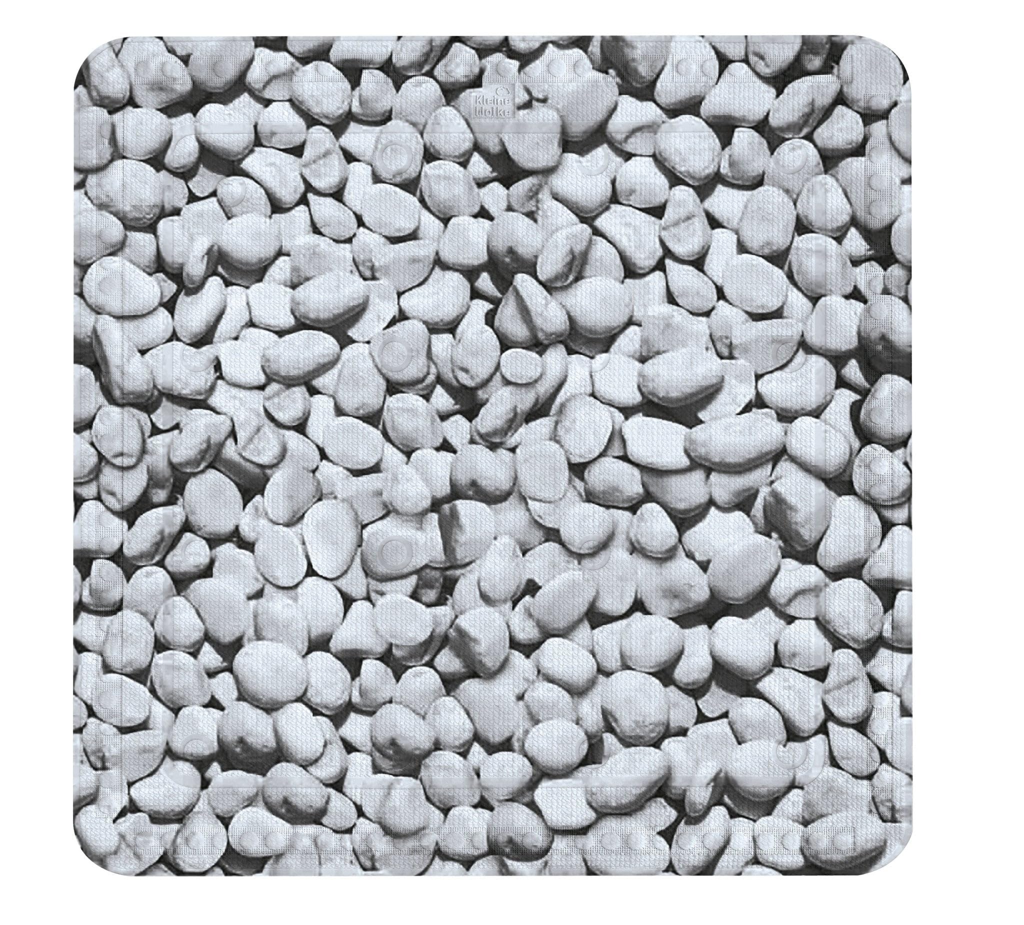 Kleine Wolke PVC Foam Stepstone Shower Mat, Grey — image 1