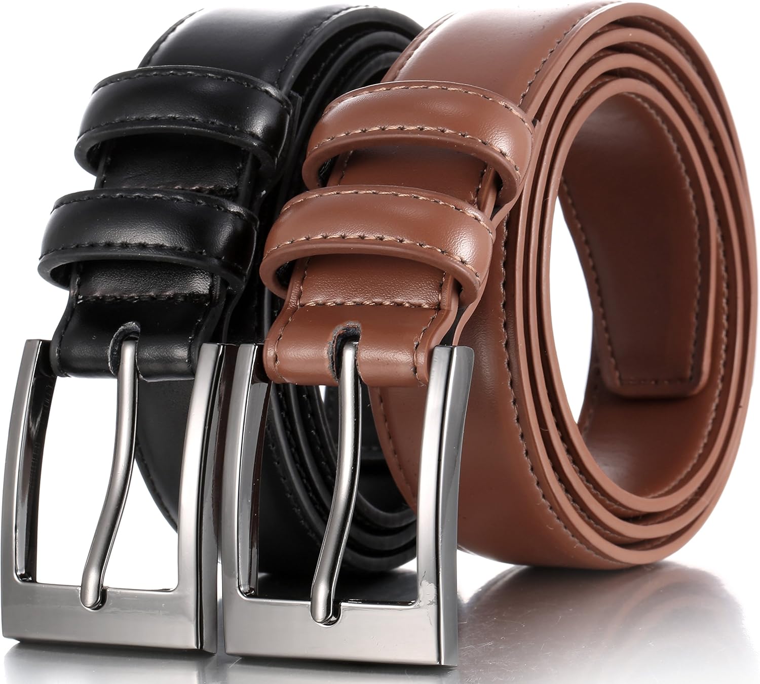 Marino S Men Genuine Leather Dress Belt With Single Prong Buckle At Amazon Men S Clothing Store