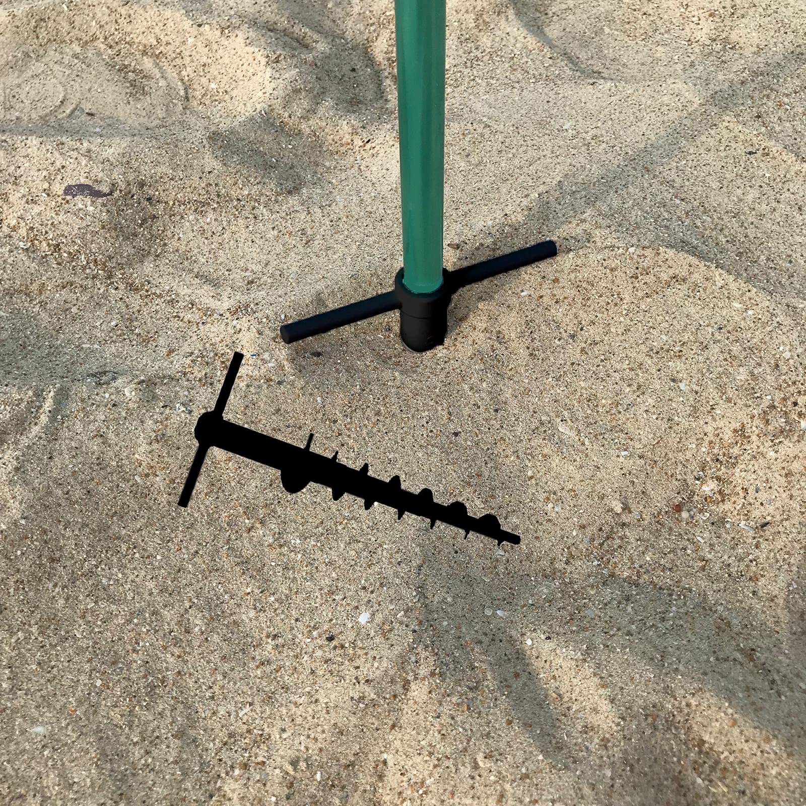 Red Suricata Sunshade Pole Anchors (Set of 4) - For Beach Canopy Tent, Multiple Terrain & Sizes, ABS Material, White