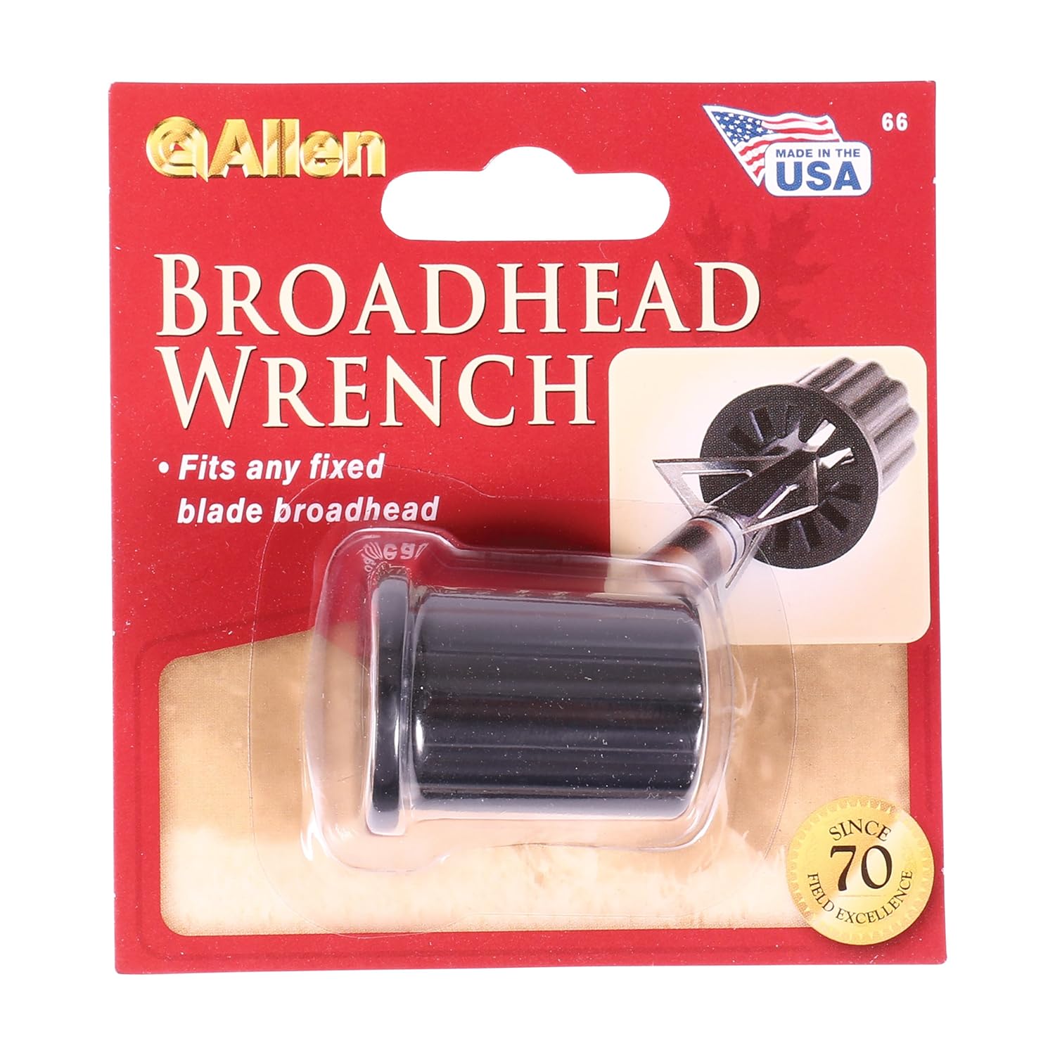 Broadhead Wrench Allen Archery Bowhunting Fits Any Fixed Blade