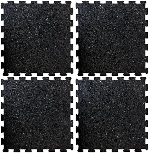 Puzzlematten aus Gummigranulat | Fitnessmatte als Bodenbelag für Sport