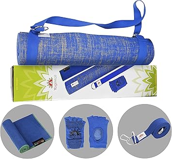 Amazon.com: YogiMall juego de colchoneta de yoga premium de ...