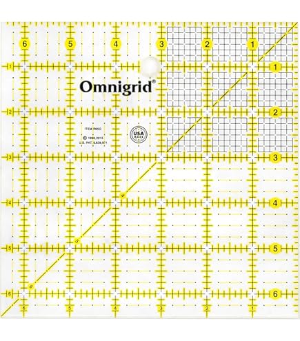 Liquidraw Règle De Patchwork En Acrylique Transparent 15,2 X 61 Cm/15,2 X 45,7 Cm/15,2 X 30,5 Cm