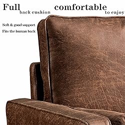XIZZI Rivet Aiden Mid-Century Modern Loveseat Sofa