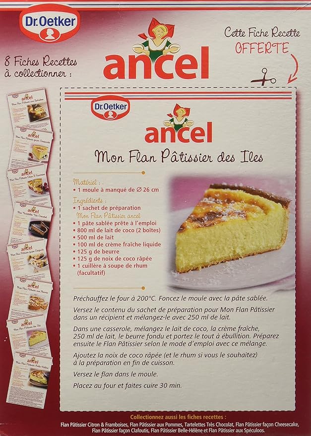 Dr Oetker Flan Patissier Aux œufs Ancel La Boite 2 Sachets X 360 G