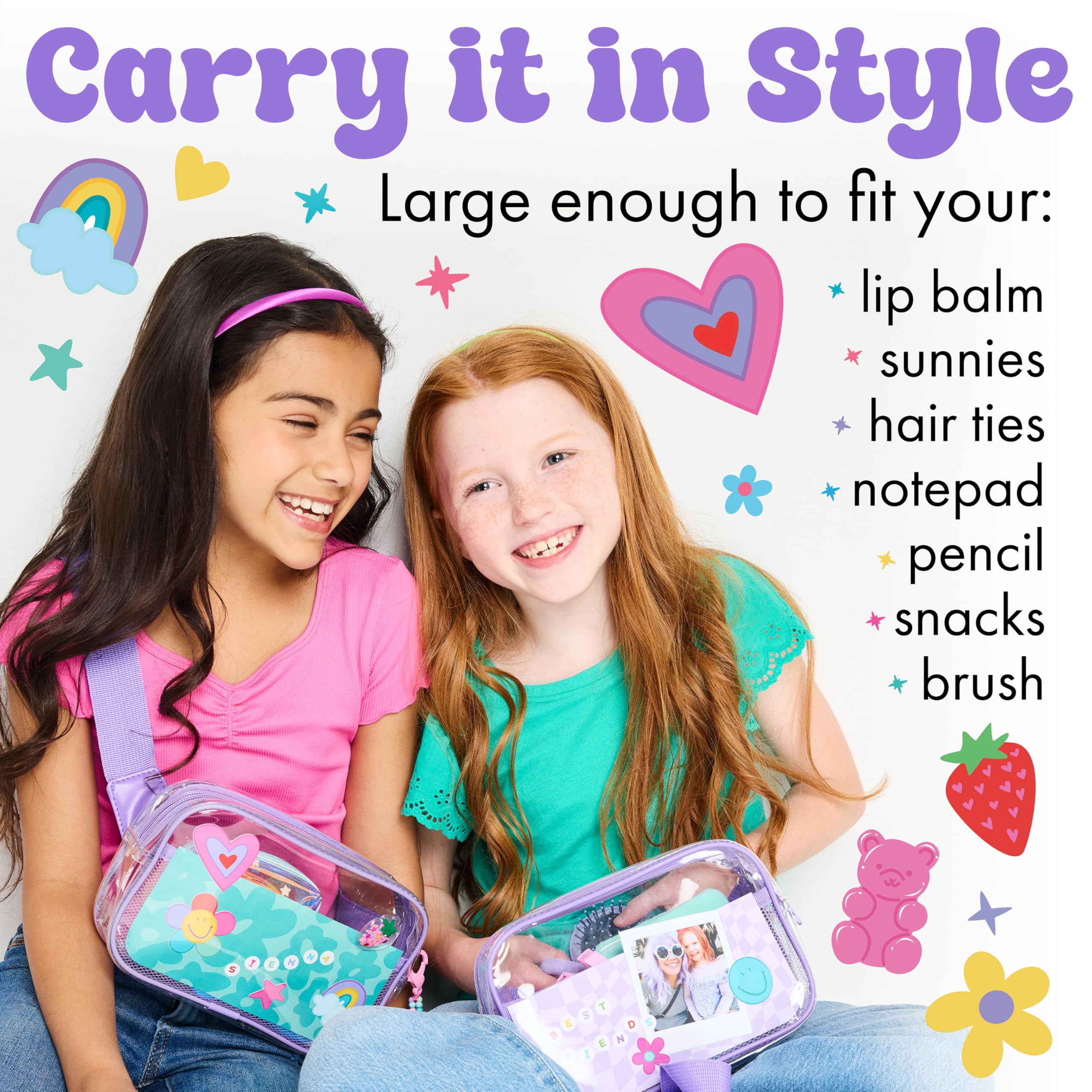 Creativity for Kids Chic Boutique Belt Bag: DIY Girls Fashion Kit, Arts and Crafts Kit, Birthday Gifts for Girls (Ages 6+)