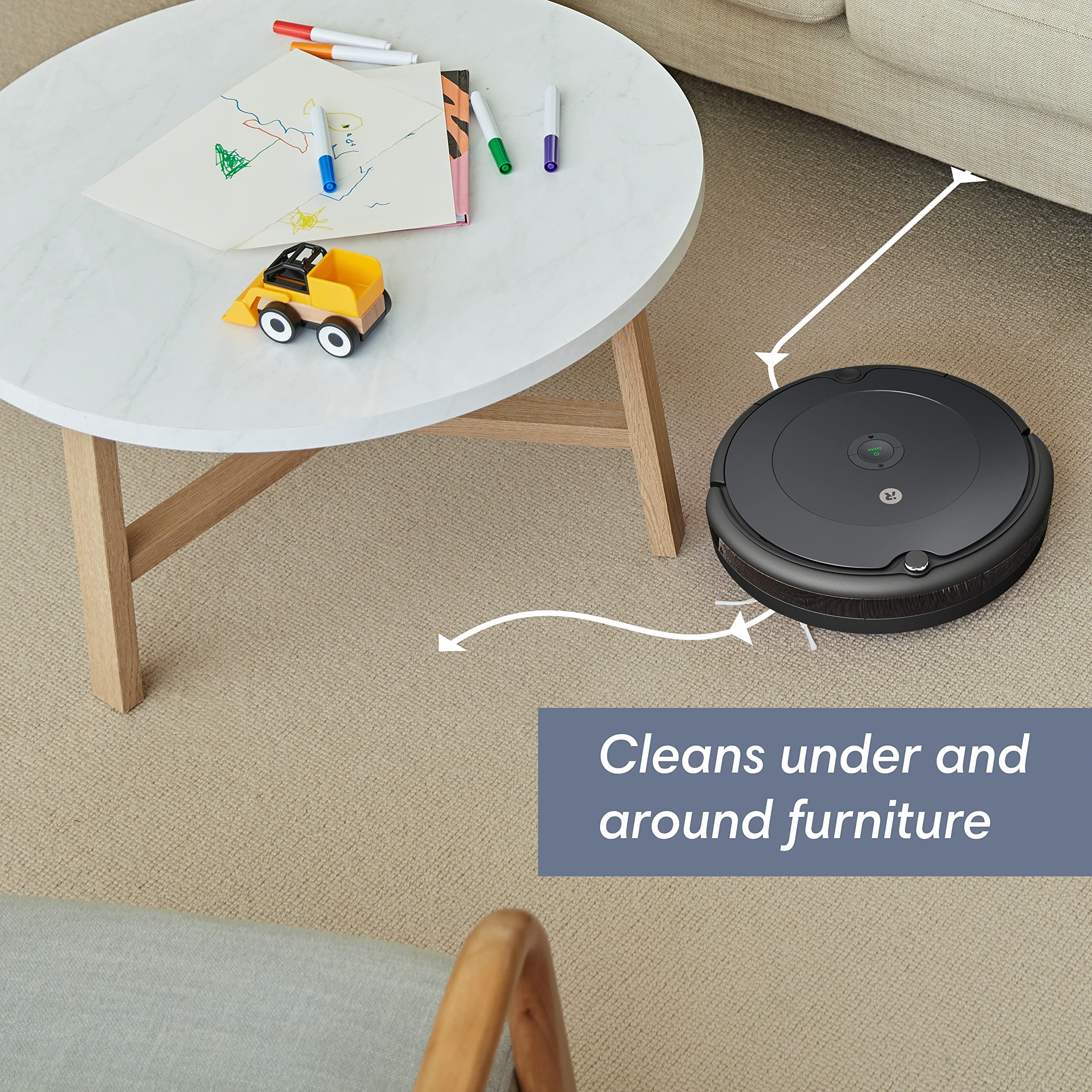 iRobot Roomba 692 Robot Vacuum - Wi-Fi Connectivity, Personalized Cleaning Recommendations, Works with Alexa, Good for Pet Hair, Carpets, Hard Floors, Self-Charging - View 8
