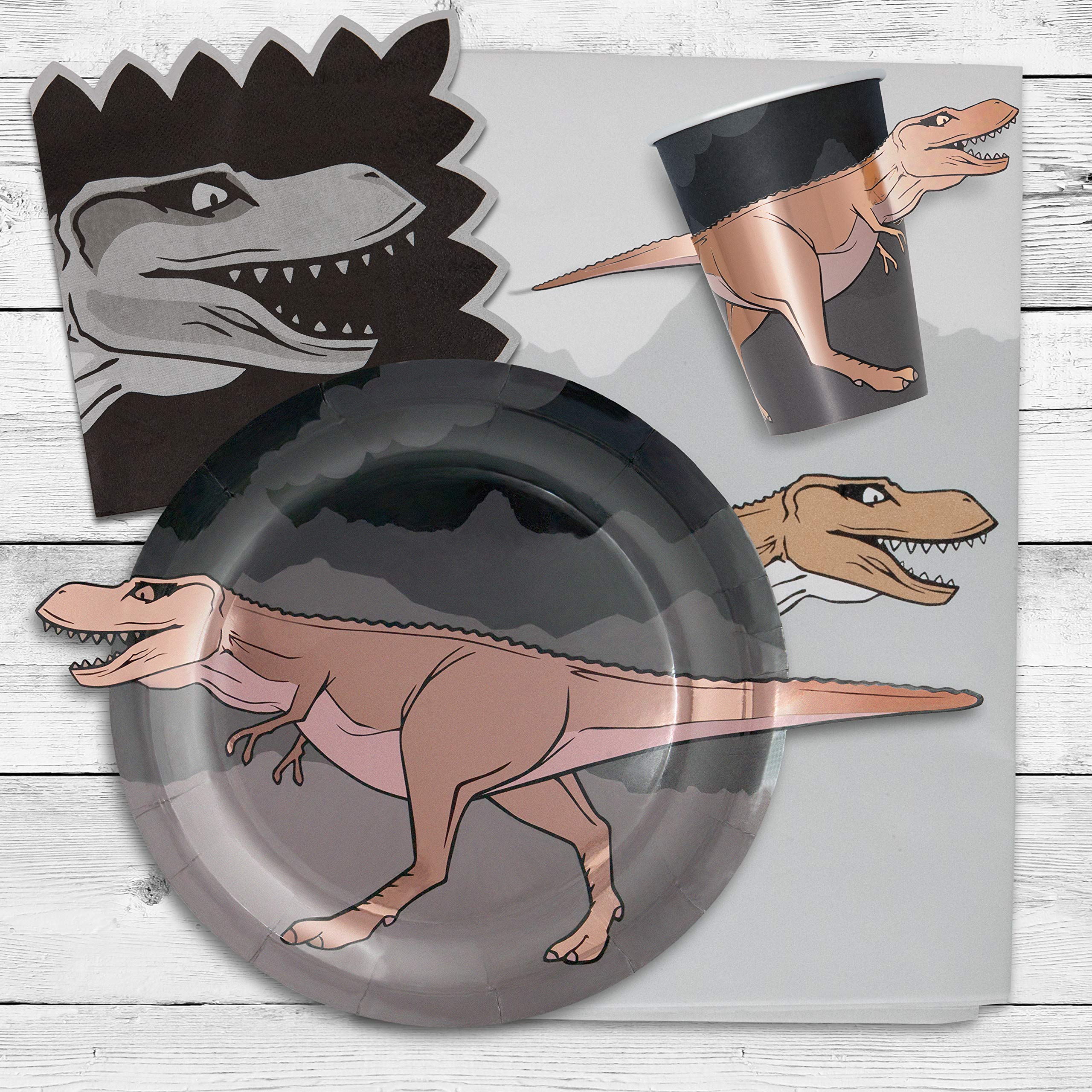 Hatton Gate Dinosaur Tableware Pack For 8 Guests