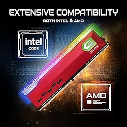 GeIL ORION RGB DDR4 RAM, 16GB (8GBx2) 3600MHz 1.35V