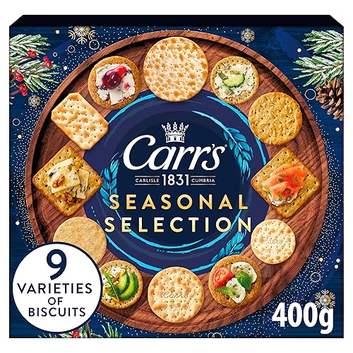 Carr's Seasonal Crackers for Cheese Selection Box, 400 g (Pack of 5)