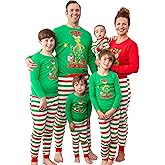Dr. Seuss Grinch Merry Grinchmas! Matching Family Adult And Kids Pajama Set Outfits
