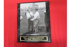 EAST COAST TROPHIES & AWARDS LLC Don Shula Vince Lombardi Collector Plaque w/8x10 Photo