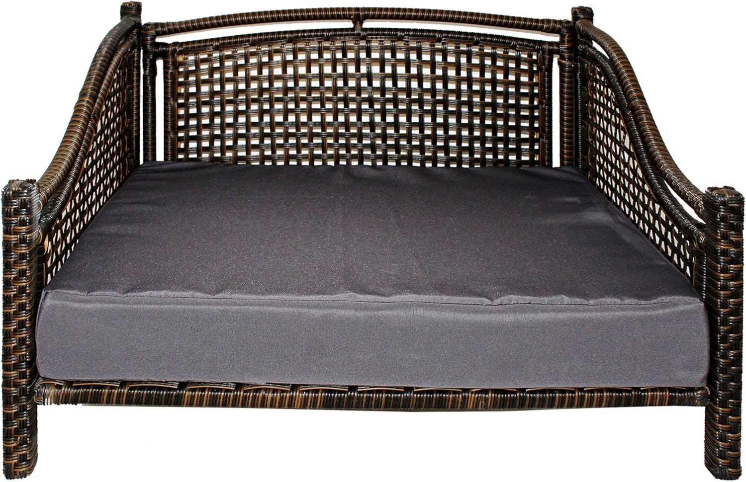 Maharaja Rattan Pet Day Bed, Indoor/Outdoor : Pet Supplies