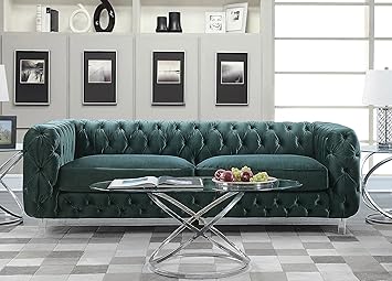 Amazon Com Iconic Home Modern Contemporary Tufted Velvet Down Mix