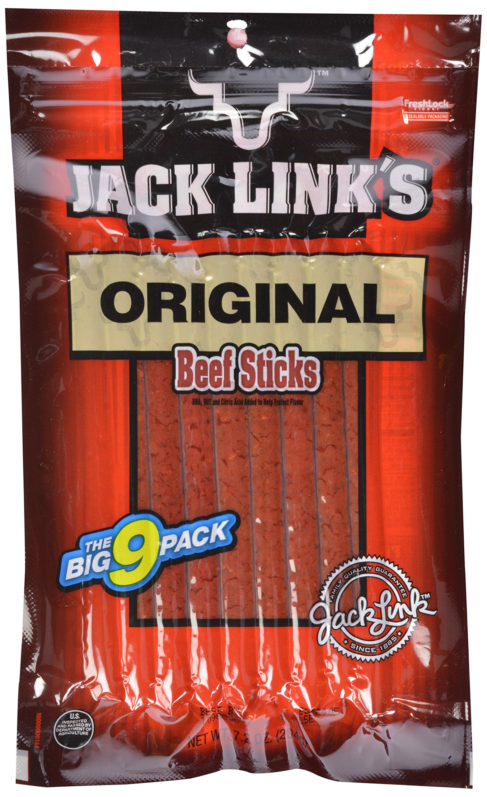 Jack Link's Beef Stick, Original, 1.5Ounce Sticks (Pack of 24)
