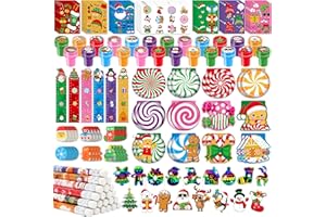BenLouis Christmas School Stationery Set Party Favors Xmas Classroom Gift Prizes Bulk for Students Kids Holiday Stockings Pinata Filler School Goodie Bag Stuffers Decor（24set Gingerbread）
