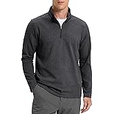 G Gradual Quarter Zip Pullover for Men Fleece Lined Sweatshirt Long Sleeve Winter Golf Shirt Mock Neck Polo Running Sweater