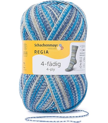 Regia Design Line Yarn By Arne & Carlos - 6 Ply Color 150g 04010 Moskenes