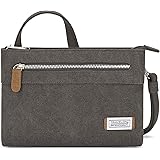 Travelon Women's Anti-Theft Heritage Small Crossbody Cross Body Bag, Pewter, One Size - 33226 540