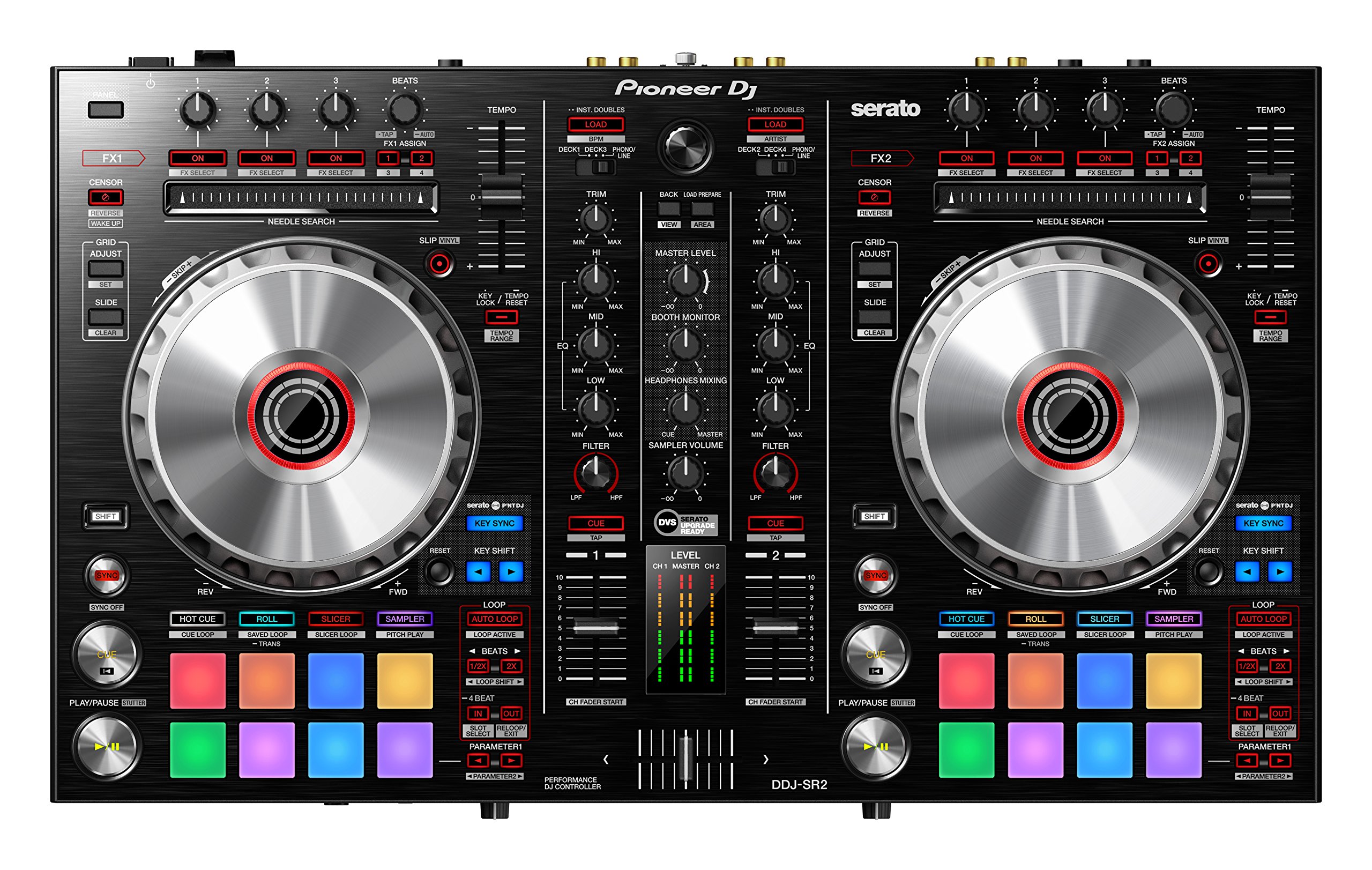 Pioneer パイオニア DDJ-SR2 Serato DJ Pro対応 2ch パフォーマンス DJコントローラーの商品画像