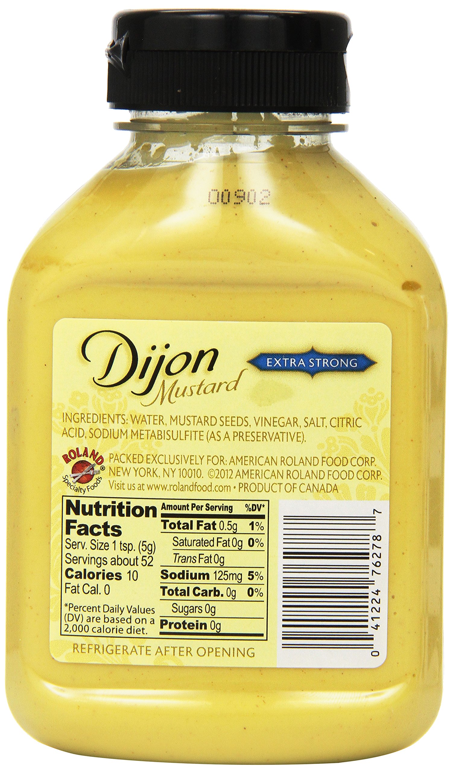 Roland Dijon Mustard, Extra Strong, 10.1 Ounce (Pack Of 6) on Galleon