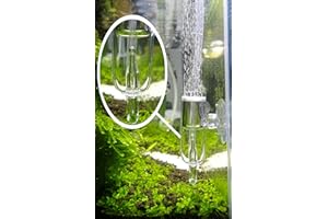 JARDLI Pollen Glass CO2 Diffuser with Bubble Counter for Aquarium Planted Tank