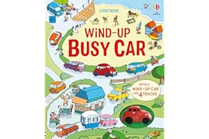 Wind-Up Busy Car: A Toy and Book Gift Featuring a Driving Journey Through Towns and the Countryside
