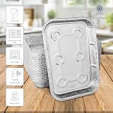 Coppice Mini Aluminium Foil Tray 19x13x2.5cm 30 Pack Oven Microwave Safe view 3