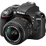 Nikon D3300 24.2 MP CMOS Digital SLR with Auto Focus-S DX Nikkor 18-55mm f/3.5-5.6G VR II Zoom Lens (Black)