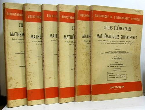 Download BIBLIOTHEQUE DE L ENSEIGNEMENT TECHNIQUE - COURS ELEMENTAIRE DE MATHEMATIQUES SUPERIEURES - CALCUL DIFFERENTIEL ET INTEGRAL ET GEOMETRIE ANALYTIQUE PLANE AVEC UN GRAND NOMBRE D APPLICATIONS ET D EXEMPLES - TOME 4 - SUITE DU CALCUL INTEGRAL ET APPLICATIONS PDF