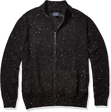 mens black sweater with zipper