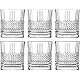Barski Tumbler Glass - Double Old Fashioned - Set of 6 Glasses - Designed DOF tumblers - For Whiskey - Bourbon - Water - Beverage - Drinking Glasses - 12 oz. - Crystal - Made in Europe
