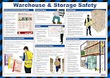 Safety First Aid Group Warehouse & Storage Safety A2 Poster Laminated