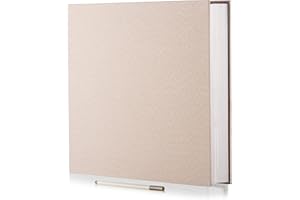 HoneyTolly Large Photo Album Self Adhesive 4X6 5X7 6X8 8X10 Photo Album Magnetic Album DIY Scrapbook 60 Sticky Pages Linen Co