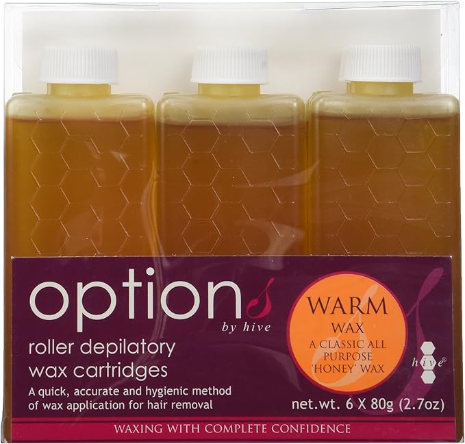 Hive Options Classic Warm Honey Wax Roller Depilatory Wax Cartridges