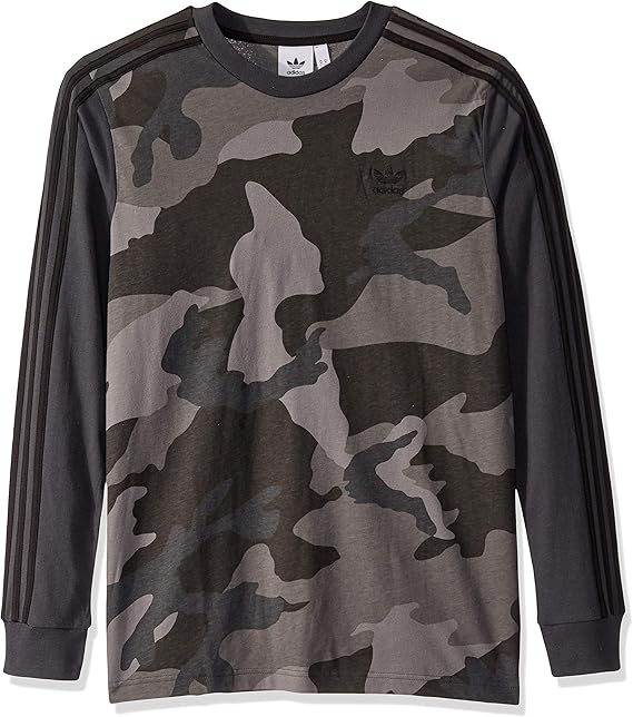 Amazon Adidas オリジナル メンズ 迷彩柄 長袖tシャツ Us サイズ X Large Tシャツ カットソー 通販