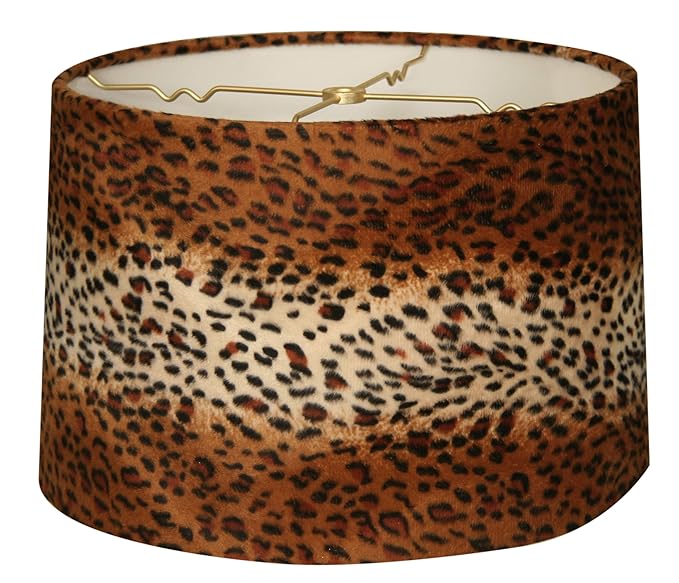 Royal Designs, Inc 35,6 cm Leopard Print Hartschale Lampenschirm