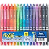 Pilot FriXion Erasable Gel Pens, Fine Point 0.7 mm Erasable Pens, Pack of 15 Assorted Colors
