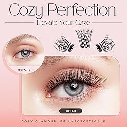 LASHVIEW Lash Cluster Kit, 196 pcs diy eyelash