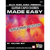 Guitar Capo Chords Made Easy: Large Print Edition