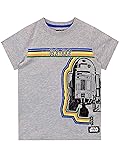 STAR WARS Boys' R2-D2 T-Shirt Grey Size 4