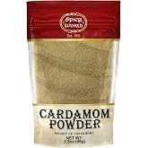 Spicy World Ground Cardamom Powder (Cardamon) 3.5 Ounce Bag