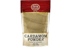 Spicy World Ground Cardamom Powder 3.5oz (Cardamon)